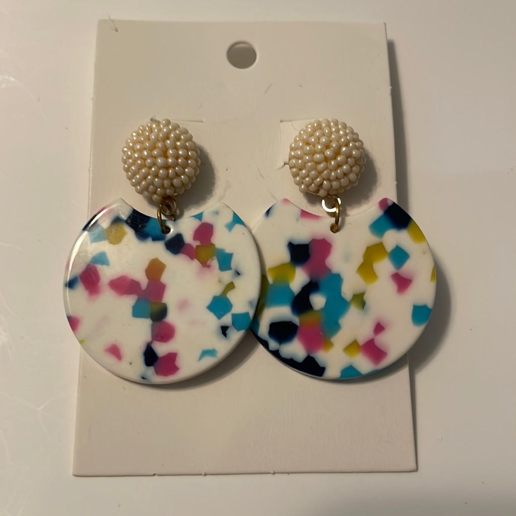 Multi-Colored Dangle Earrings